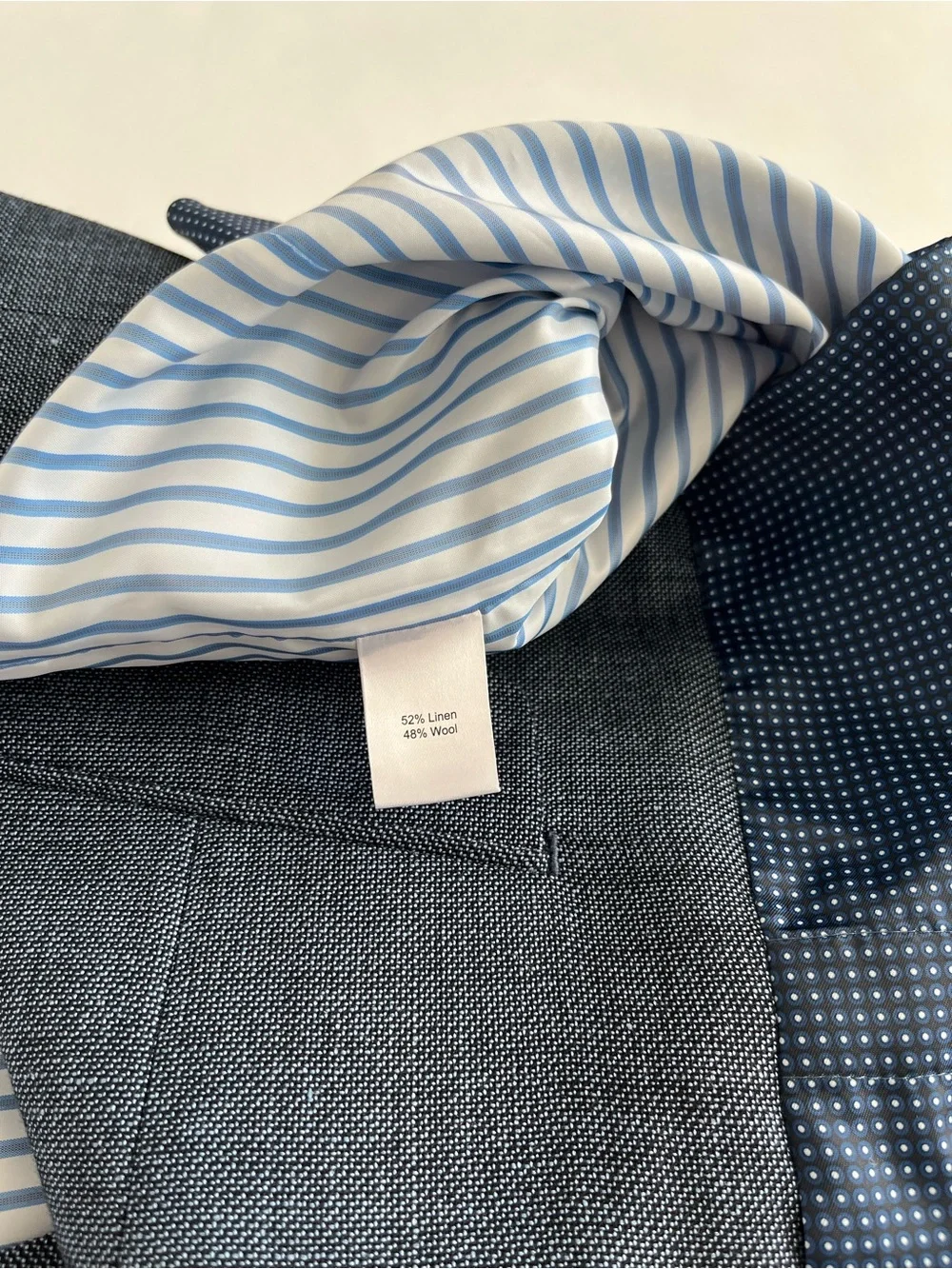 NWT Joseph Abboud Navy Blue Tailored Wool Vest